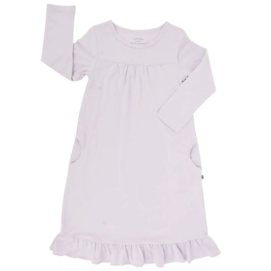Boho Dress for Girls with Ruffles Long Sleeves and Double Sided Pockets Sweet Bamboo