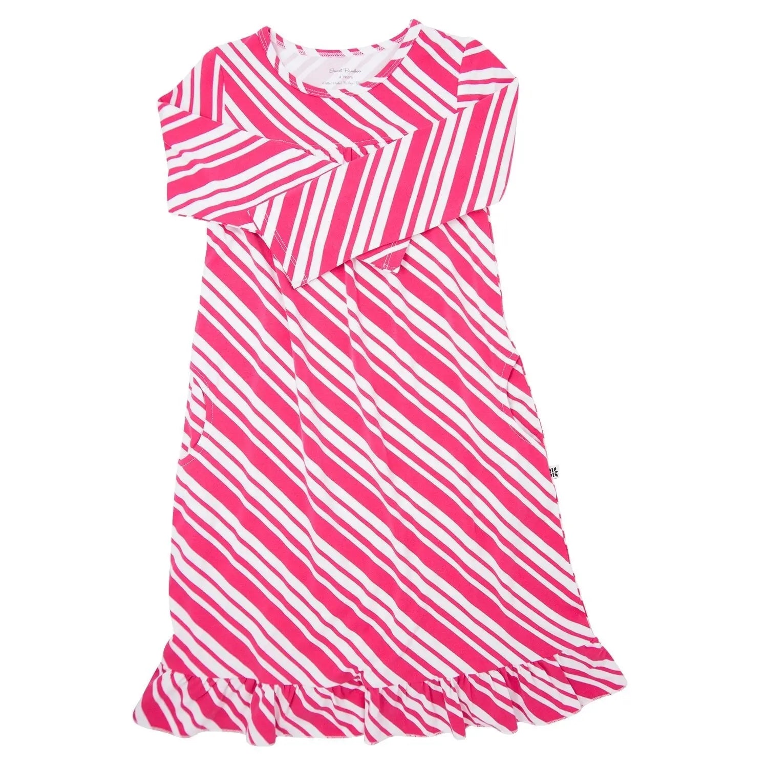 Boho Dress With Ruffles And Pockets For Women Sweet Bamboo