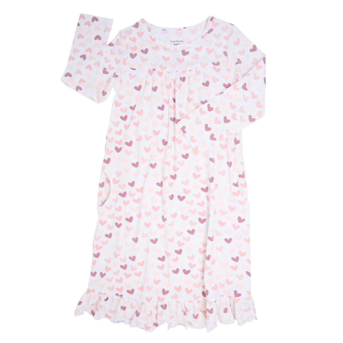 Sweet Bamboo organic boho baby dress for girls, featuring soft fabric and a charming print.