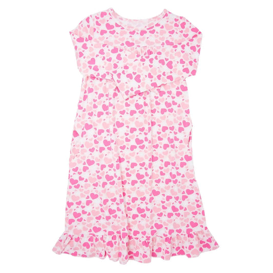 Boho Tea Length Dress with Ruffles and Pockets for Women Sweet Bamboo
