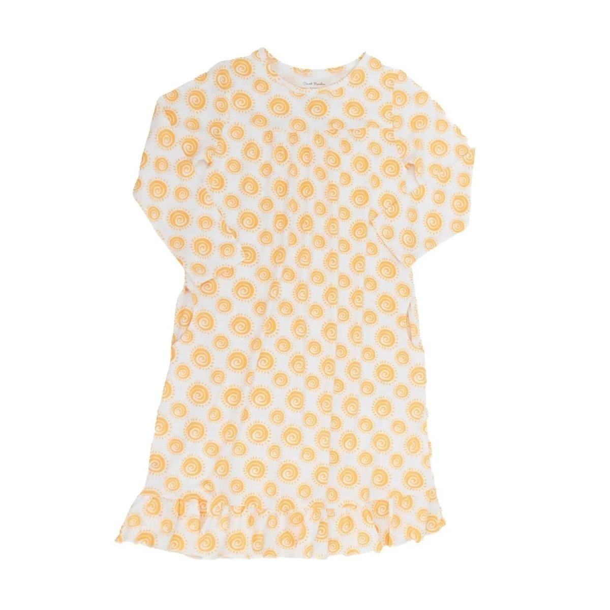 Sweet Bamboo Boho Dress for Girls with Ruffles and Pockets for Playdates and Events - 