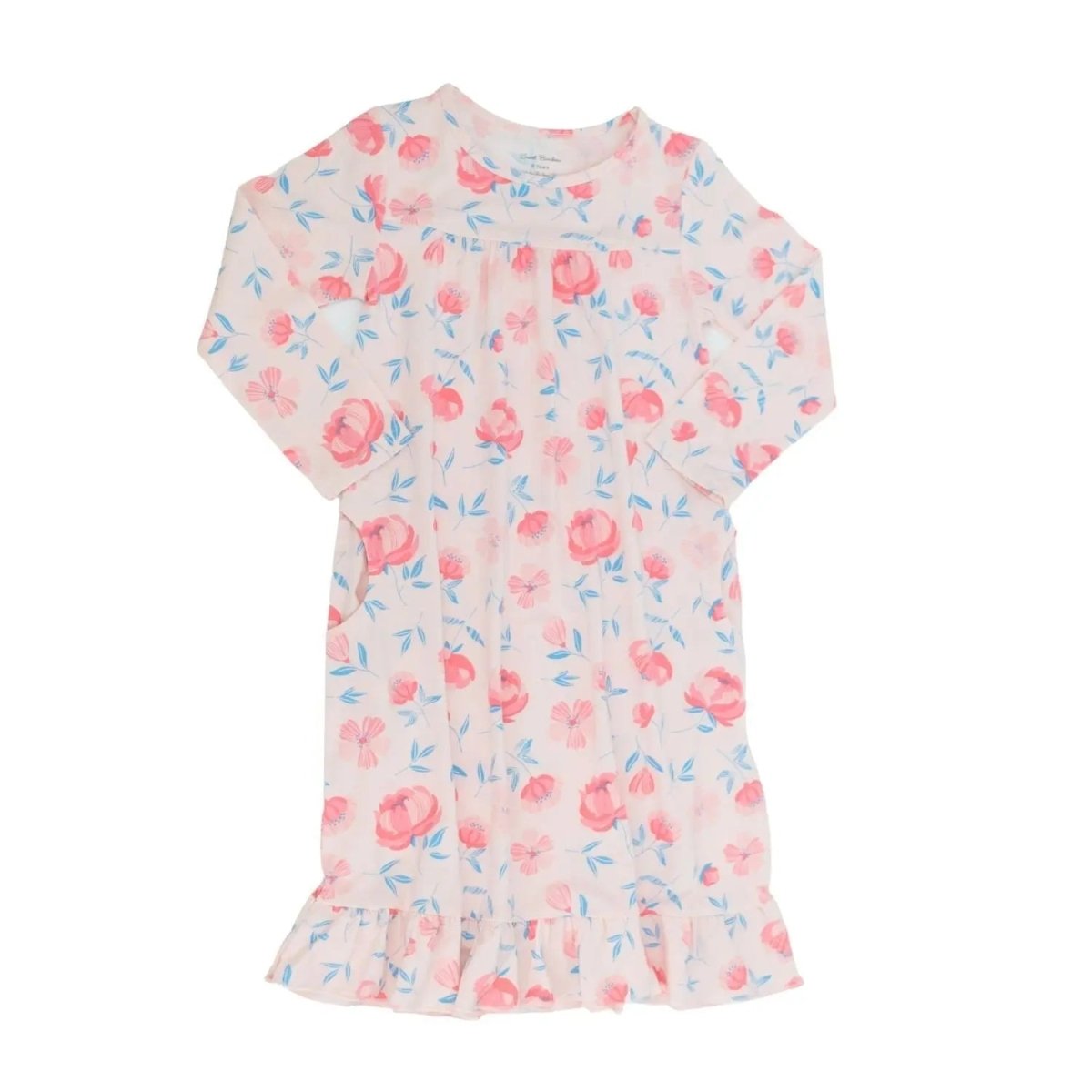 Sweet Bamboo Boho Dress for Girls with Ruffles and Pockets for Stylish Playdates - 