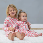 Sweet Bamboo Boho Dress for Little Girls with Ruffles and Pockets for Playful Elegance - 