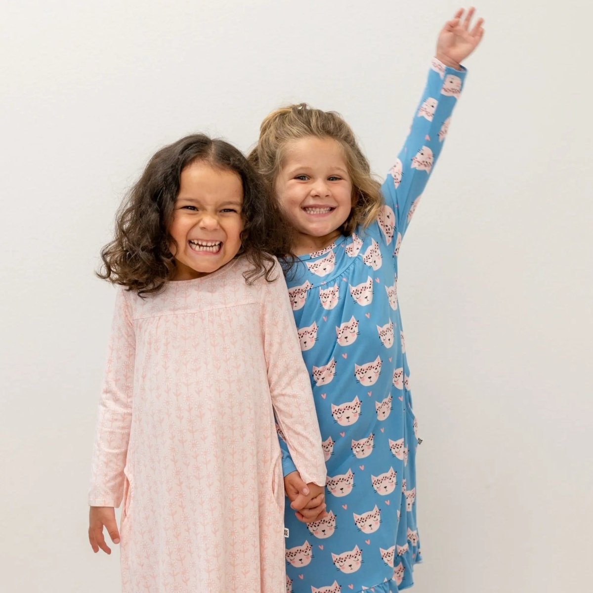 Sweet Bamboo Boho Dress for Little Girls with Ruffles and Pockets for Stylish Kids - 