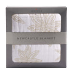 Boho Fields Cotton Muslin Newcastle Blanket - Breathable Organic Summer Essential | Everetts Place