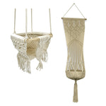Finn + Emma Boho Bundle Macrame Swing and Toy Basket Set - Baby & Toddler > Baby Toys & Activity Equipment > Baby Jumpers & Swings > Baby Swings gear