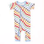 Soft Bamboo Viscose Coverall - Bold Checks by Bestaroo