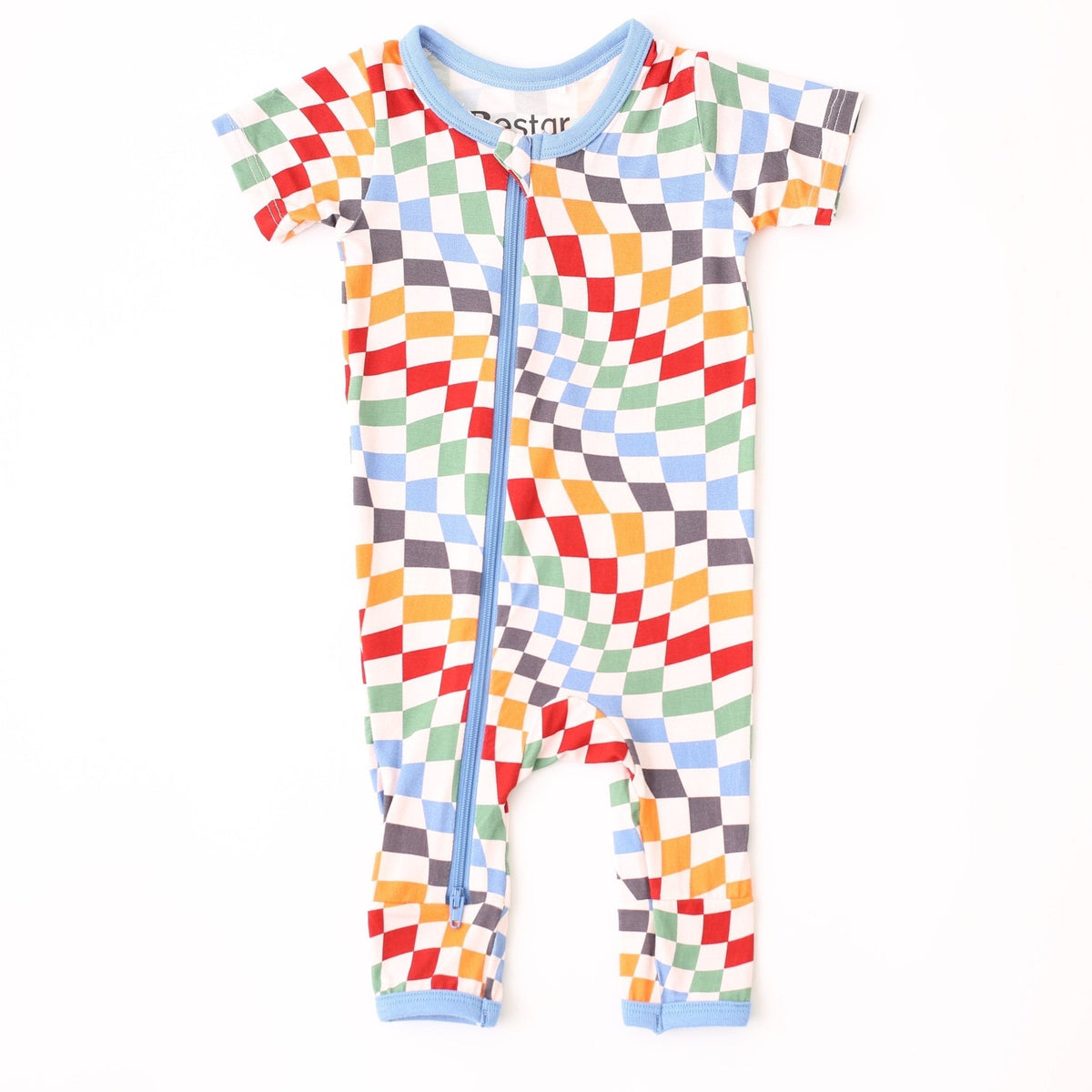 Soft Bamboo Viscose Coverall - Bold Checks by Bestaroo