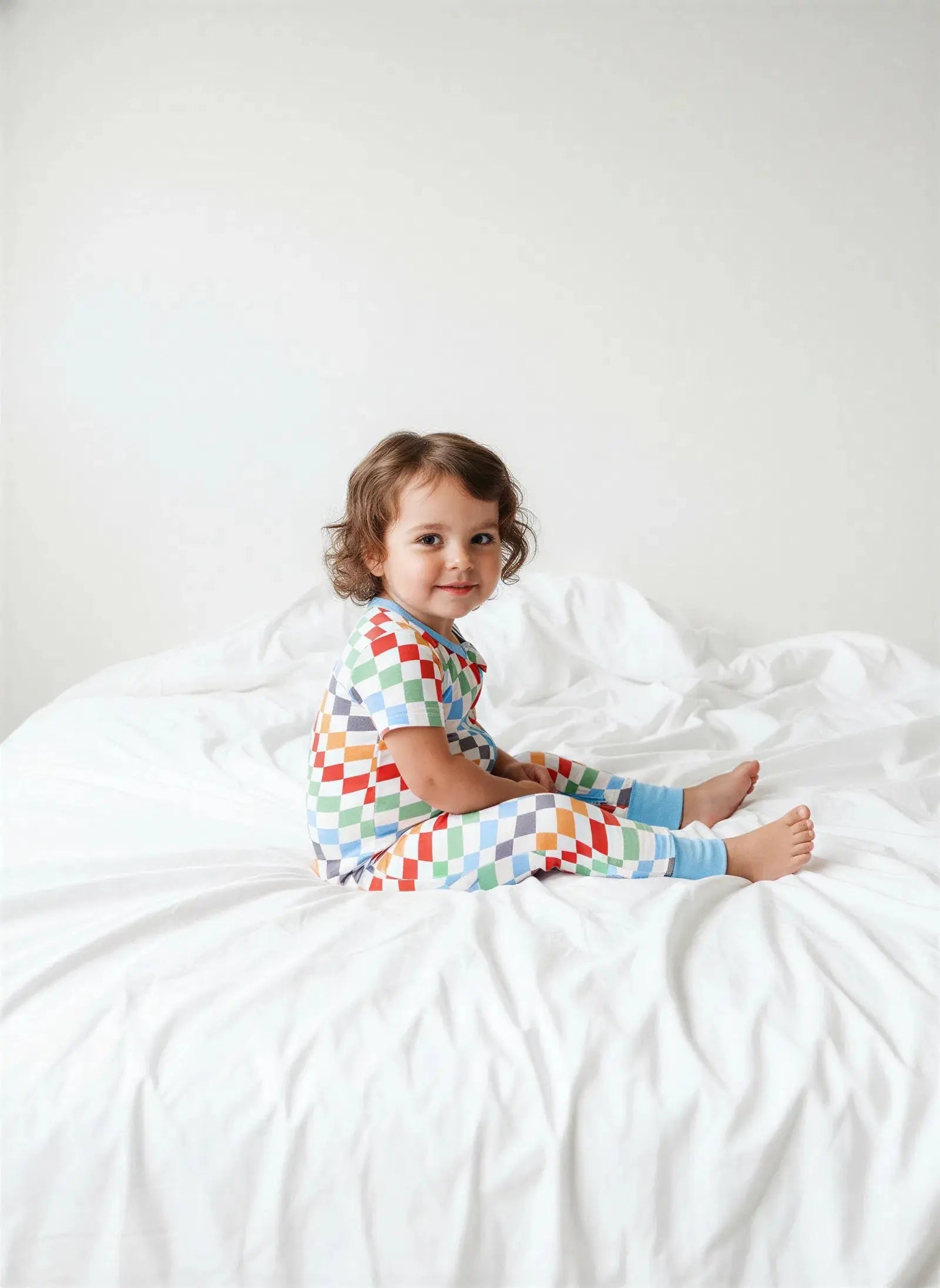 Bold Checks Coverall - Sleeve, Baby & Toddler Clothing, Textile, Facial expression, Child | Everetts Place