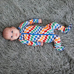 Bold Checks Footie - Sleeve, Baby & Toddler Clothing, Textile, Child, Toddler | Everetts Place