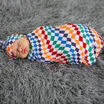 Bestaroo Bold Checks Swaddle Blanket 45x45 For Baby By Bestaroo - 