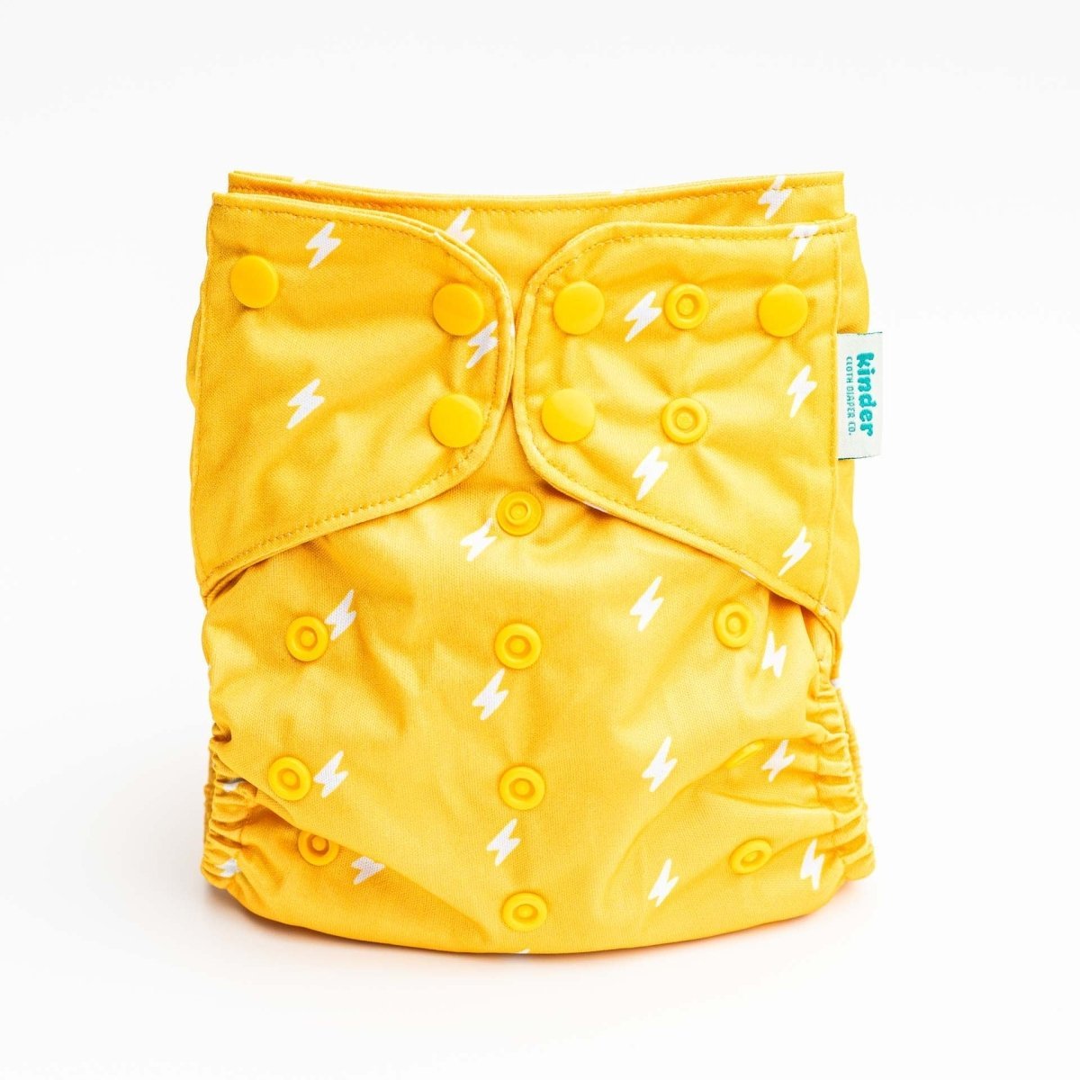 Kinder Cloth Diaper Co. Space and Sky: Essentials Pocket Cloth Diaper with Athletic Wicking Jersey, Grows with your Baby
