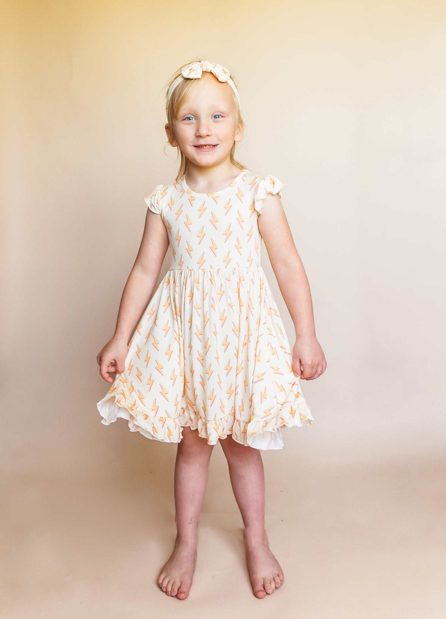 DREAM BIG LITTLE CO BOLT TO BED GIRLS DREAM RUFFLE DRESSEveretts Place