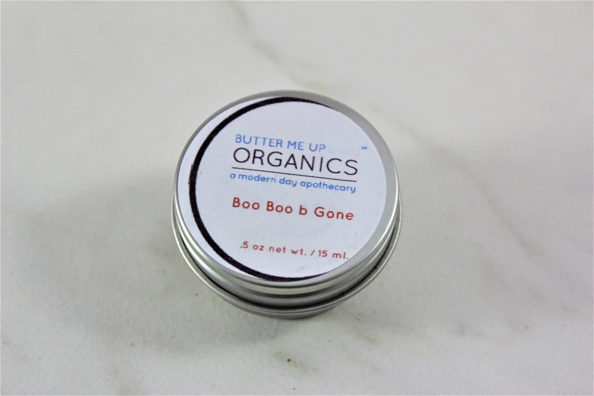 Butter Me Up Organics Boo Boo B Gone Natural Healing Salve with Herbal Ingredients for Kids - 