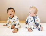 Little Joy Co. Boo Crew Bamboo Zippy Romper For Babies Breathable Comfort - Everetts Place Boutique - 