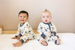 Little Joy Co. Boo Crew Bamboo Zippy Romper For Babies Breathable Comfort - Everetts Place Boutique - 