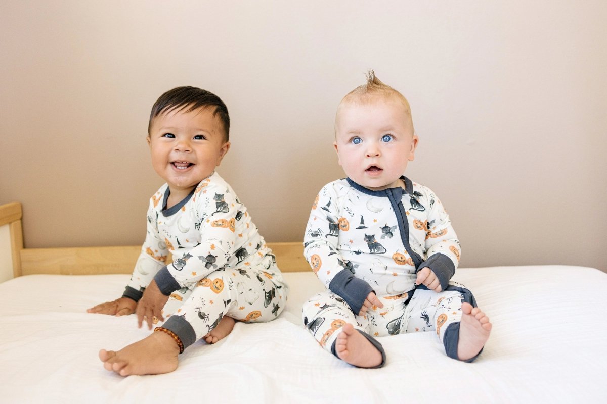 Little Joy Co. Boo Crew Bamboo Zippy Romper For Babies Breathable Comfort - Everetts Place Boutique - 