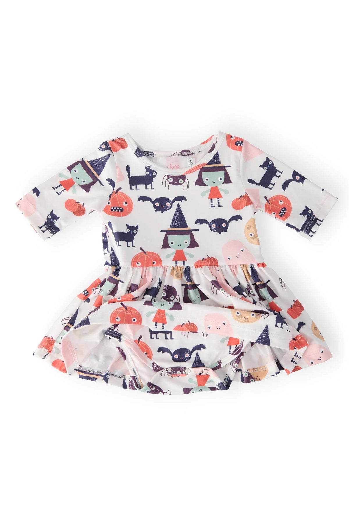 Mila & Rose ® Boo Crew Twirl Baby Bodysuit With Snap Closure Mila And Rose - 
