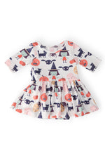 Mila & Rose ® Boo Crew Twirl Baby Bodysuit With Snap Closure Mila And Rose - 