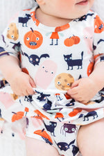 Mila & Rose ® Boo Crew Twirl Baby Bodysuit With Snap Closure Mila And Rose - 