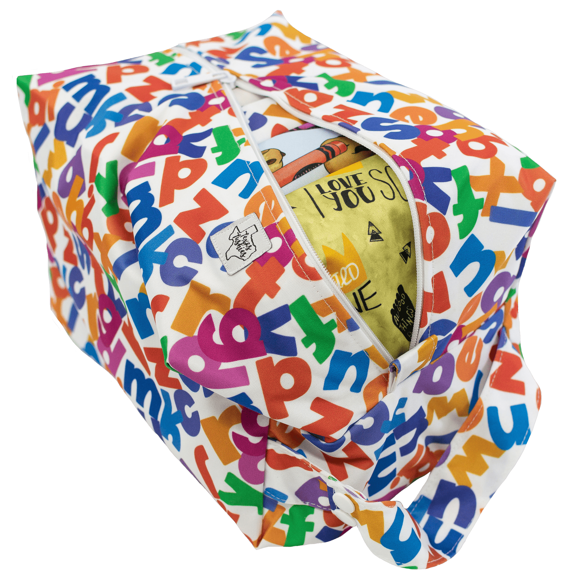 Boom Boom Diaper Pod with Two Layers of PUL and Zipper Closure Texas Tushies