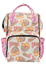 Texas Tushies Boot Scootin Diaper Bag Trendy Backpack Style for Stylish Parents - Luggage & Bags > Diaper Bags