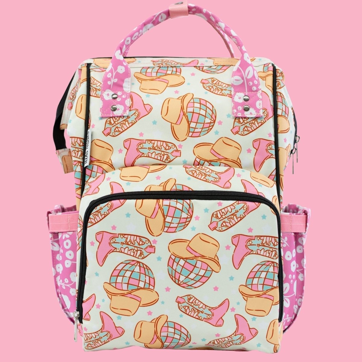 Texas Tushies Boot Scootin Diaper Bag Trendy Backpack Style for Stylish Parents - 