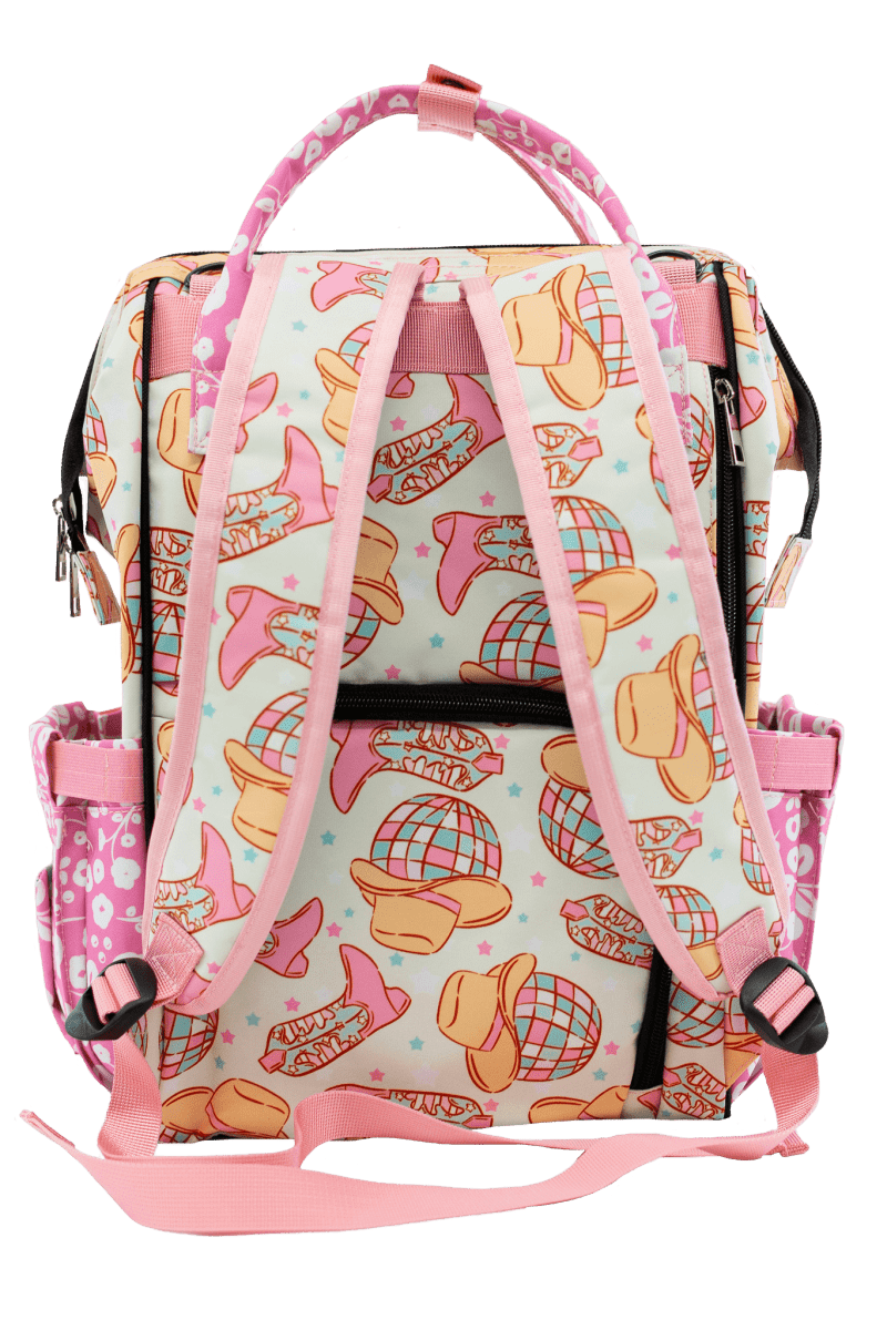 Boot Scootin Diaper Bag Trendy Backpack Style for Stylish Parents - Everetts Place