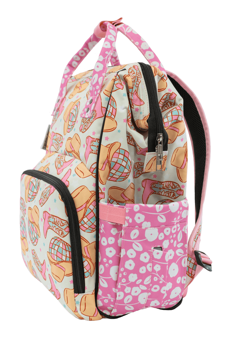 Boot Scootin Diaper Bag Trendy Backpack Style for Stylish Parents - Everetts Place
