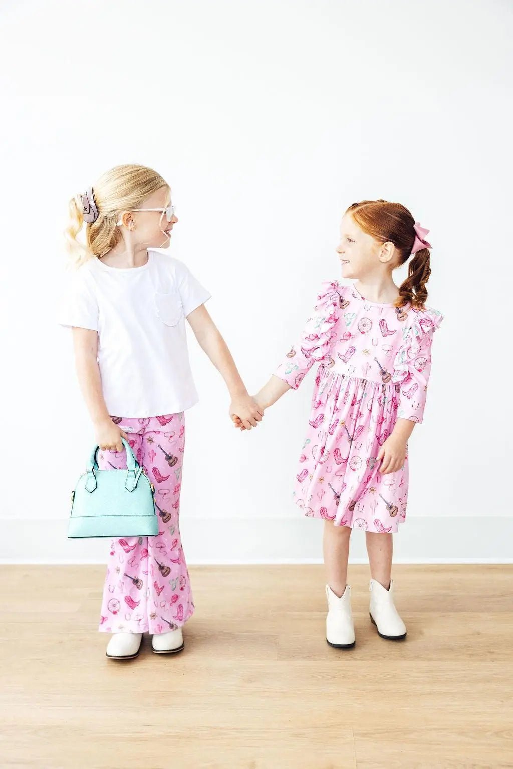 Mila & Rose ® Boot Scootin' Ribbed Velvet Bells - 