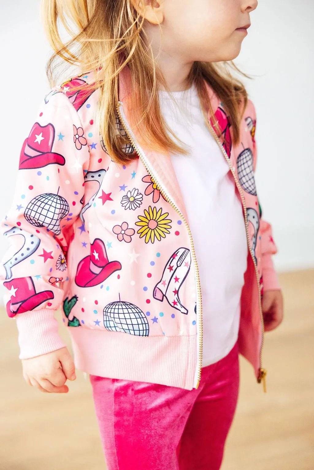 Mila & Rose ® Boots & Bling Satin Jacket - 