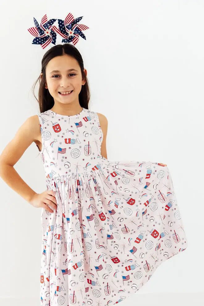 Mila & Rose ® Born in the USA Tank Twirl Dress - 