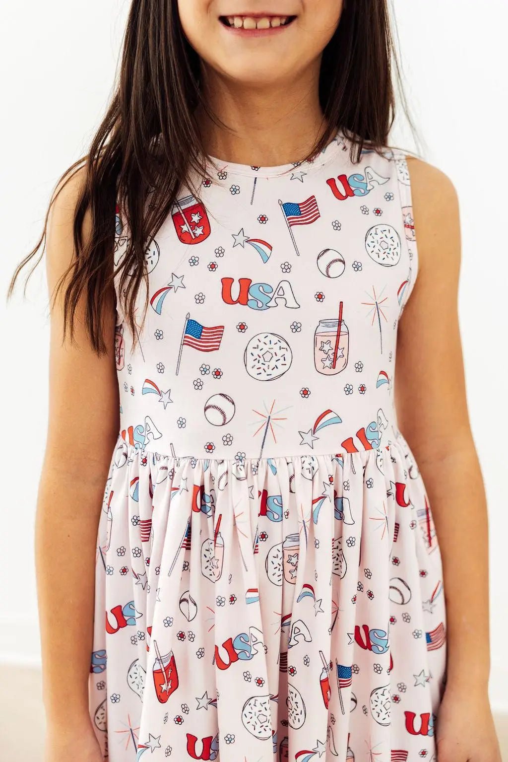 Mila & Rose ® Born in the USA Tank Twirl Dress - 