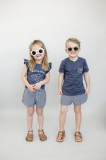 Mebie Baby Born to Bloom Ruffle Tee - 