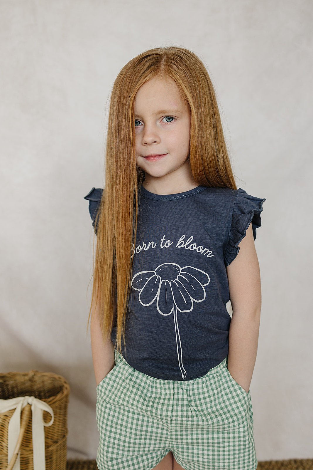 Mebie Baby Born to Bloom Ruffle Tee - 