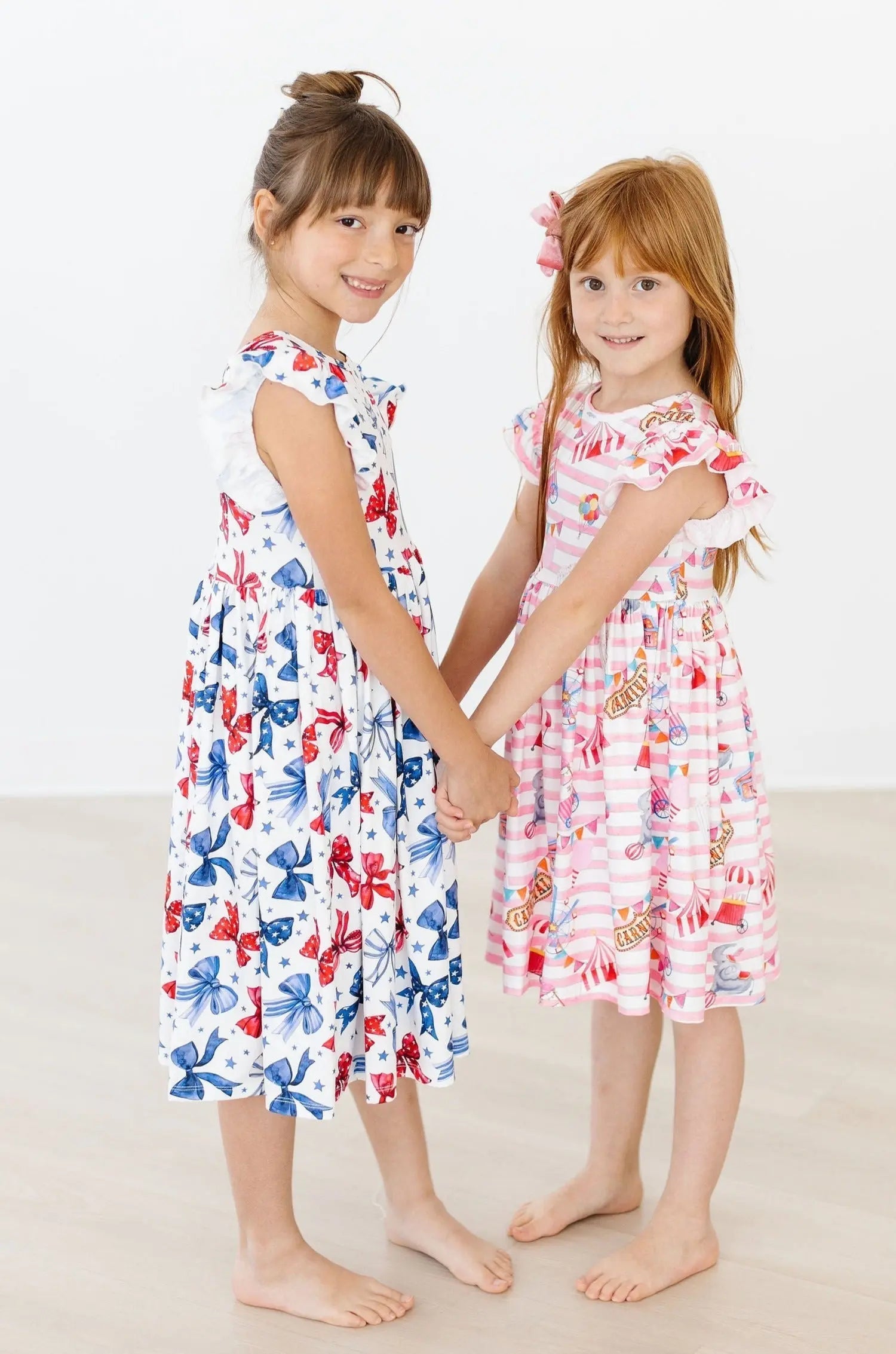 Mila & Rose ® Born to Sparkle Flutter Sleeve Twirl Dress - 