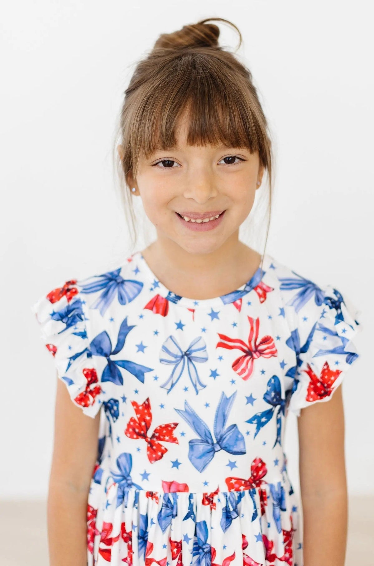 Mila & Rose ® Born to Sparkle Flutter Sleeve Twirl Dress - 