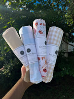 Little Mae & Co Botanical Pink Baby Blanket 100 Percent Cotton Breathable - Everetts Place Boutique - 