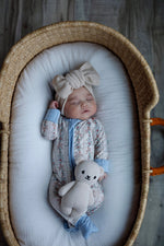 Dreamlet Bow Blossom (Convertible Zip Footies) - 