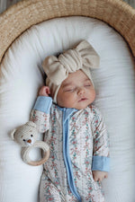 Dreamlet Bow Blossom (Convertible Zip Footies) - 
