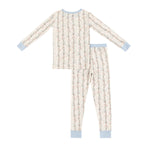 Dreamlet Bow Blossom Long Sleeve Two Piece Pajama Set Dreamlet - Everetts Place Boutique - 