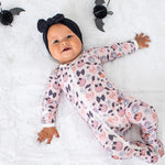 Sweet Polka-Dot Bamboo Footie Pajamas by Bestaroo