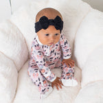 Sweet Polka-Dot Bamboo Footie Pajamas by Bestaroo