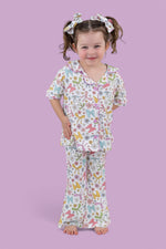 DREAM BIG LITTLE CO Bow Garden Dream Girls Flare Set Pastel Print for ToddlersEveretts Place