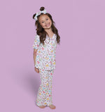 DREAM BIG LITTLE CO Bow Garden Dream Girls Flare Set Pastel Print for ToddlersEveretts Place