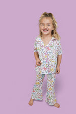 DREAM BIG LITTLE CO Bow Garden Dream Girls Flare Set Pastel Print for ToddlersEveretts Place