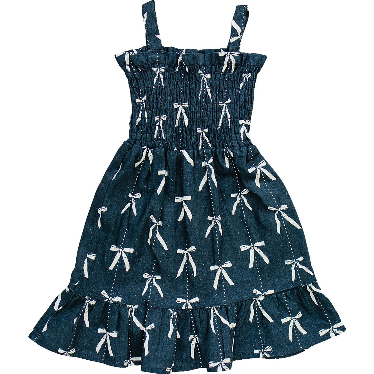 Mebie Baby Bow Linen Dress - 