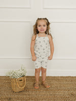 Mebie Baby Bow Tank Top and Biker Shorts Set for Toddlers and Kids - 