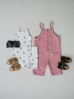 Mebie Baby Bow Tank Top and Biker Shorts Set for Toddlers and Kids - 