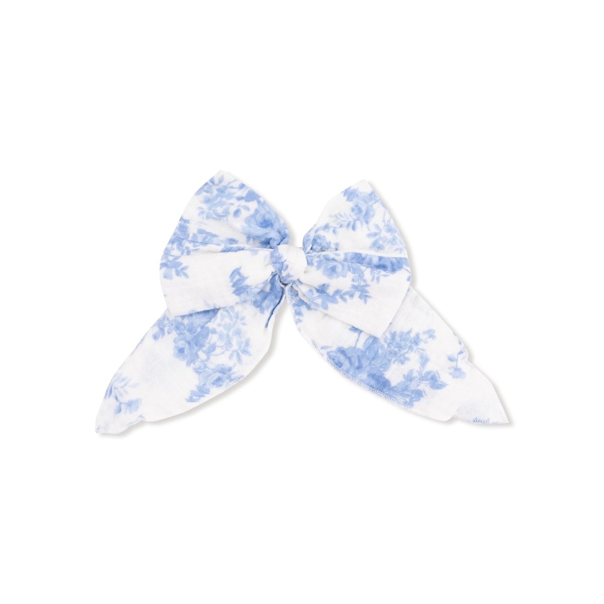Angel Dear Bow With Tails Clip In Organic Cotton Muslin For Baby - Everetts Place Boutique - 